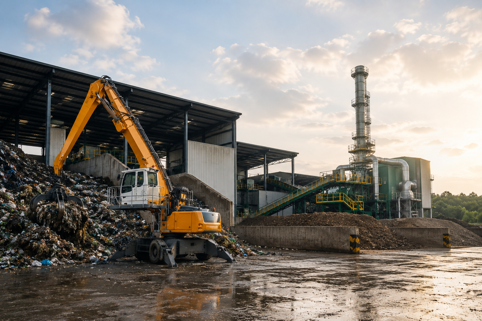 Material Handling untuk Fasilitas Pengolahan Sampah dan RDF Plant
